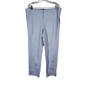 AMANDA +CHELSEA STRIPED ALEX ANKLE PANT